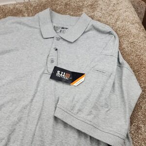 5.11 Tactical Mens Professional Polo Shirt Heather Grey 3XL XXXL 71182 NWT